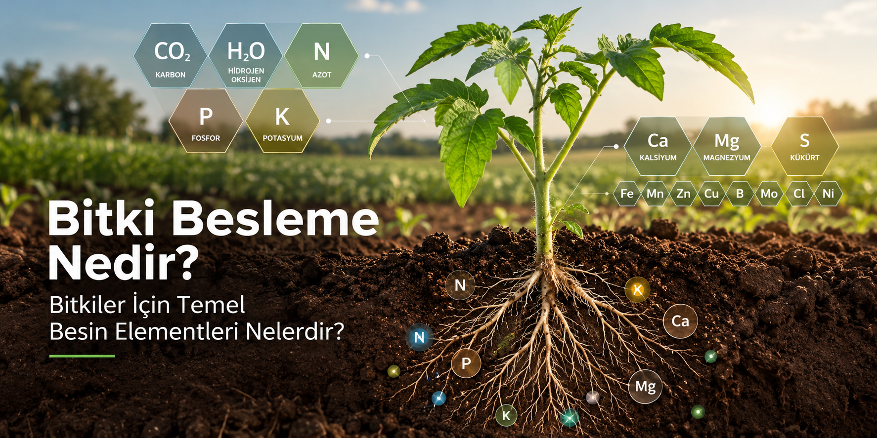 Bitki Besleme Nedir? Bitkiler İçin Temel Besin Elementleri Nelerdir?